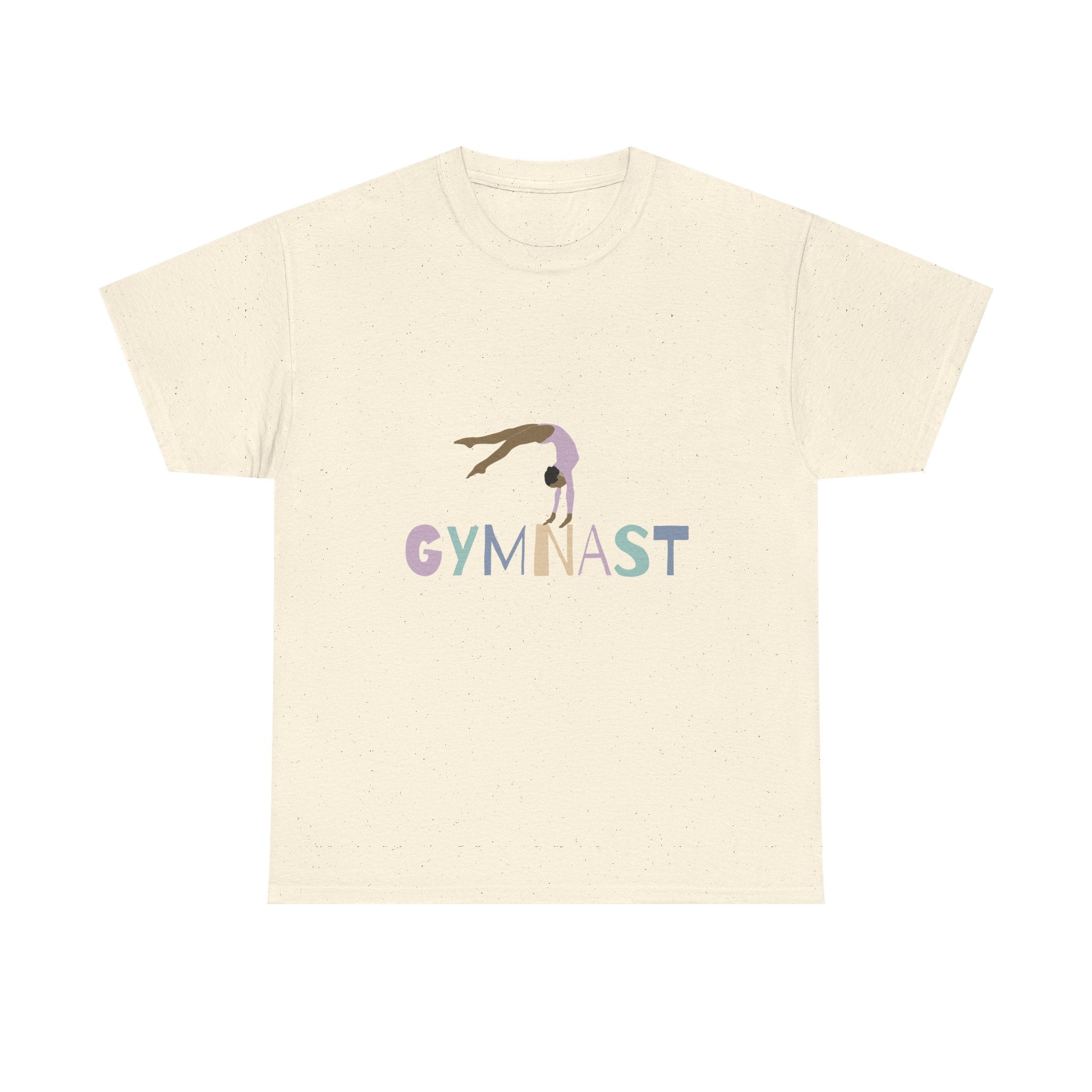 Gymnast Unisex Heavy Cotton Tee, Athletic Shirt, Sports Apparel, Gym Tee, Gifts for Gymnasts, Workout Clothing, Team Spirit Wear