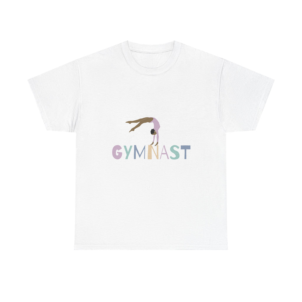 Gymnast Unisex Heavy Cotton Tee, Athletic Shirt, Sports Apparel, Gym Tee, Gifts for Gymnasts, Workout Clothing, Team Spirit Wear