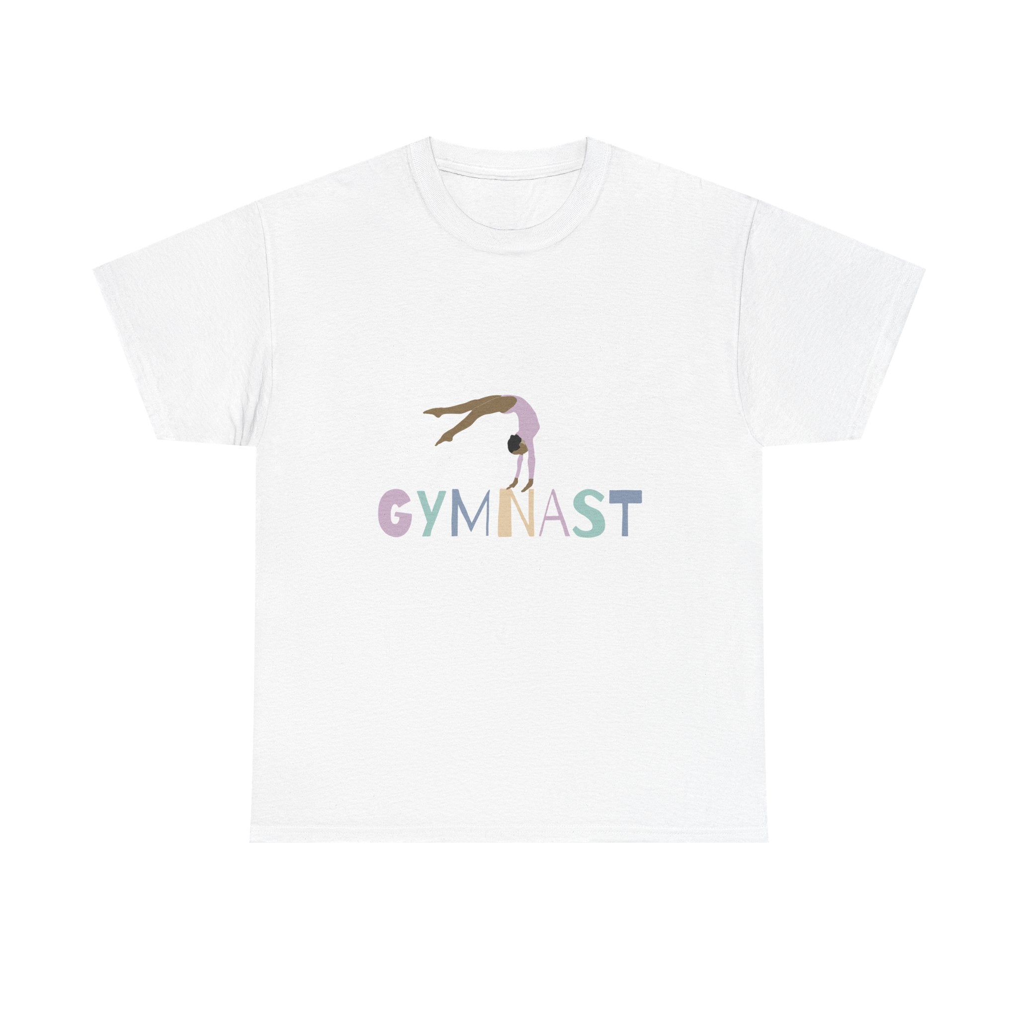 Gymnast Unisex Heavy Cotton Tee, Athletic Shirt, Sports Apparel, Gym Tee, Gifts for Gymnasts, Workout Clothing, Team Spirit Wear
