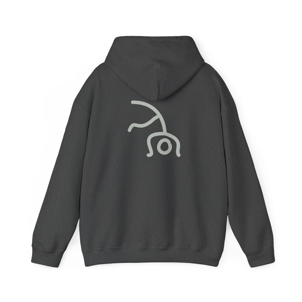 Flippin' Cartwheel - Green - Adult Hoodie