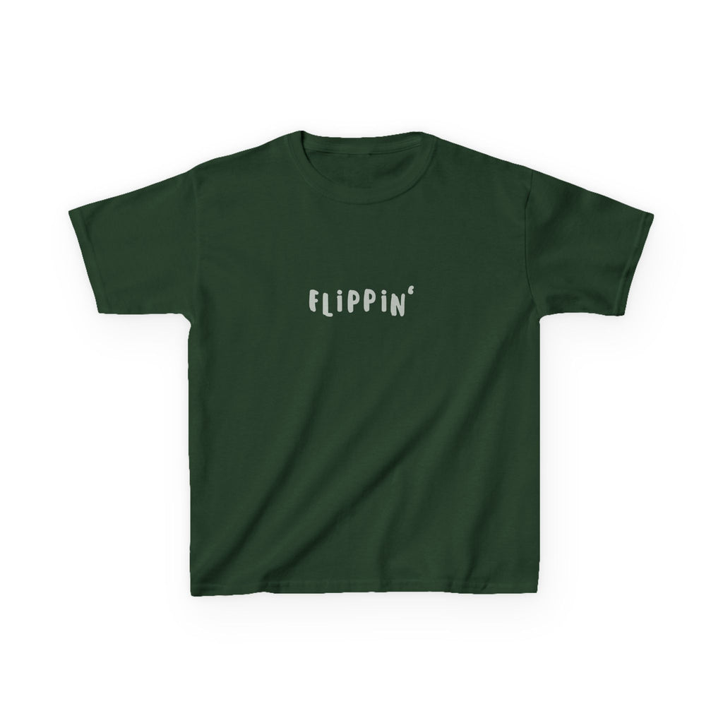 Flippin' Cartwheel - Green - Kids Tee