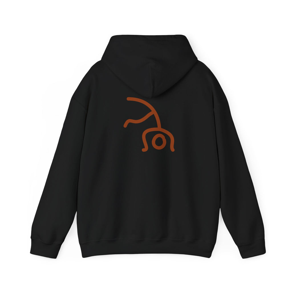 Flippin' Cartwheel - Red - Adult Hoodie