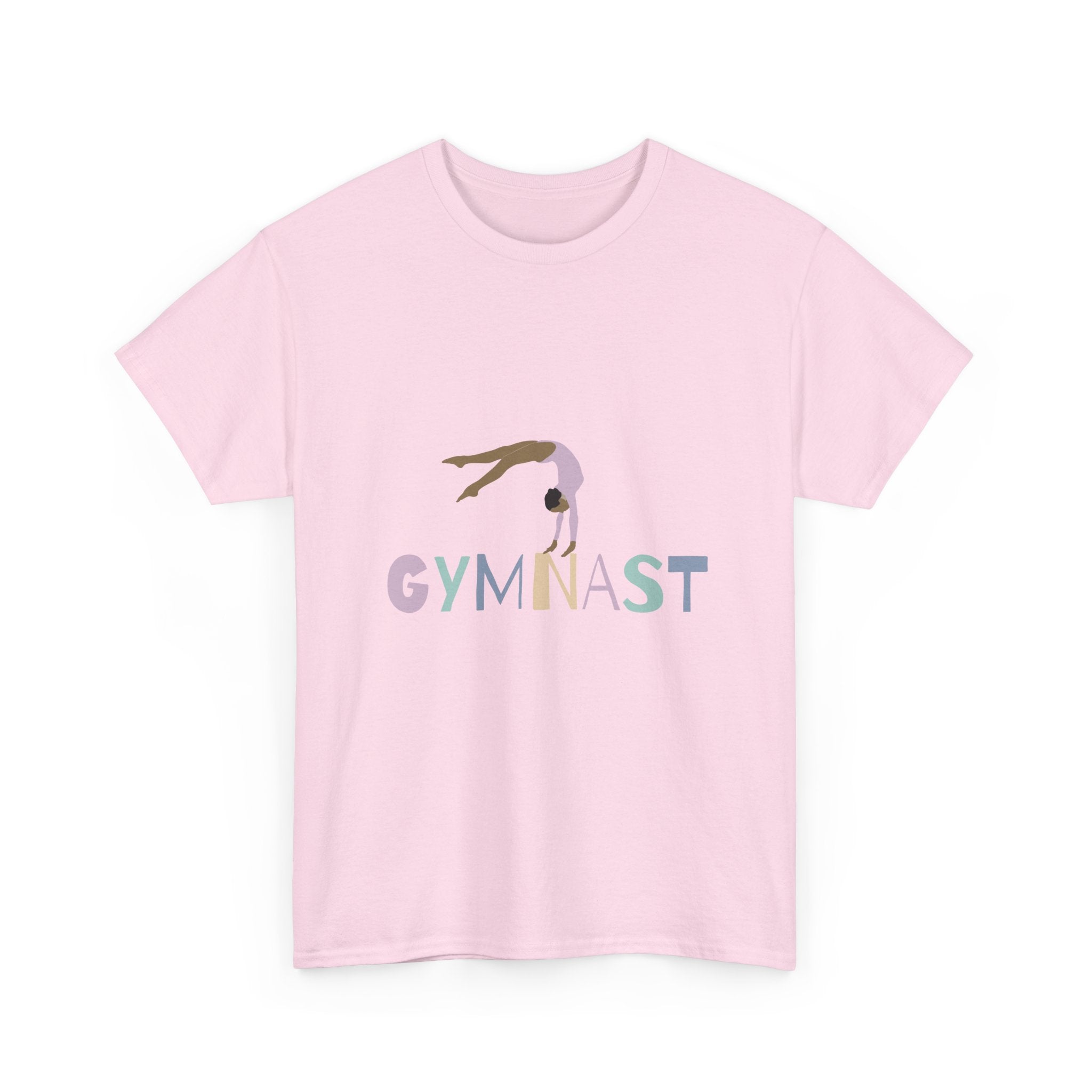 Gymnast Unisex Heavy Cotton Tee, Athletic Shirt, Sports Apparel, Gym Tee, Gifts for Gymnasts, Workout Clothing, Team Spirit Wear