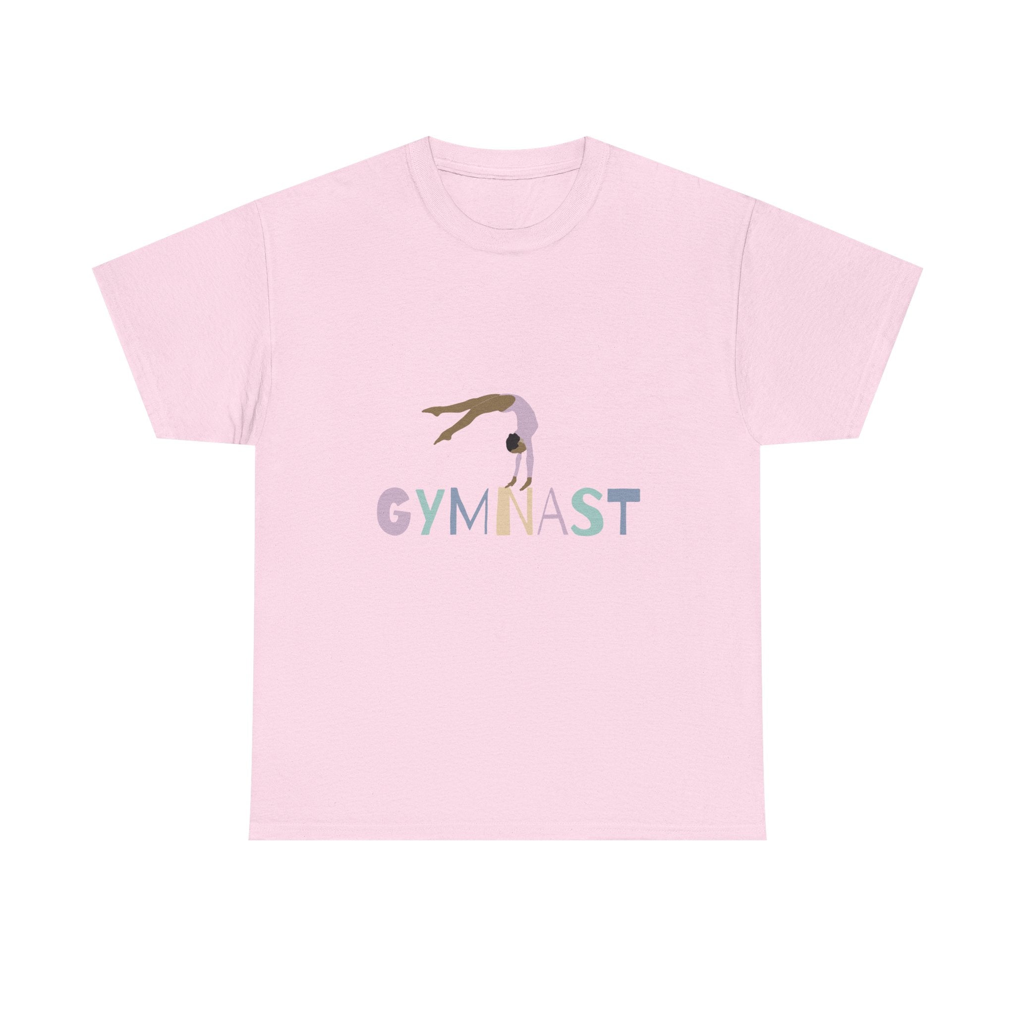 Gymnast Unisex Heavy Cotton Tee, Athletic Shirt, Sports Apparel, Gym Tee, Gifts for Gymnasts, Workout Clothing, Team Spirit Wear