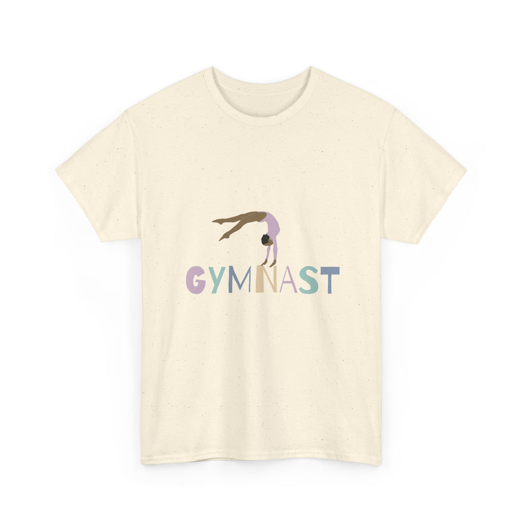 Gymnast Unisex Heavy Cotton Tee, Athletic Shirt, Sports Apparel, Gym Tee, Gifts for Gymnasts, Workout Clothing, Team Spirit Wear