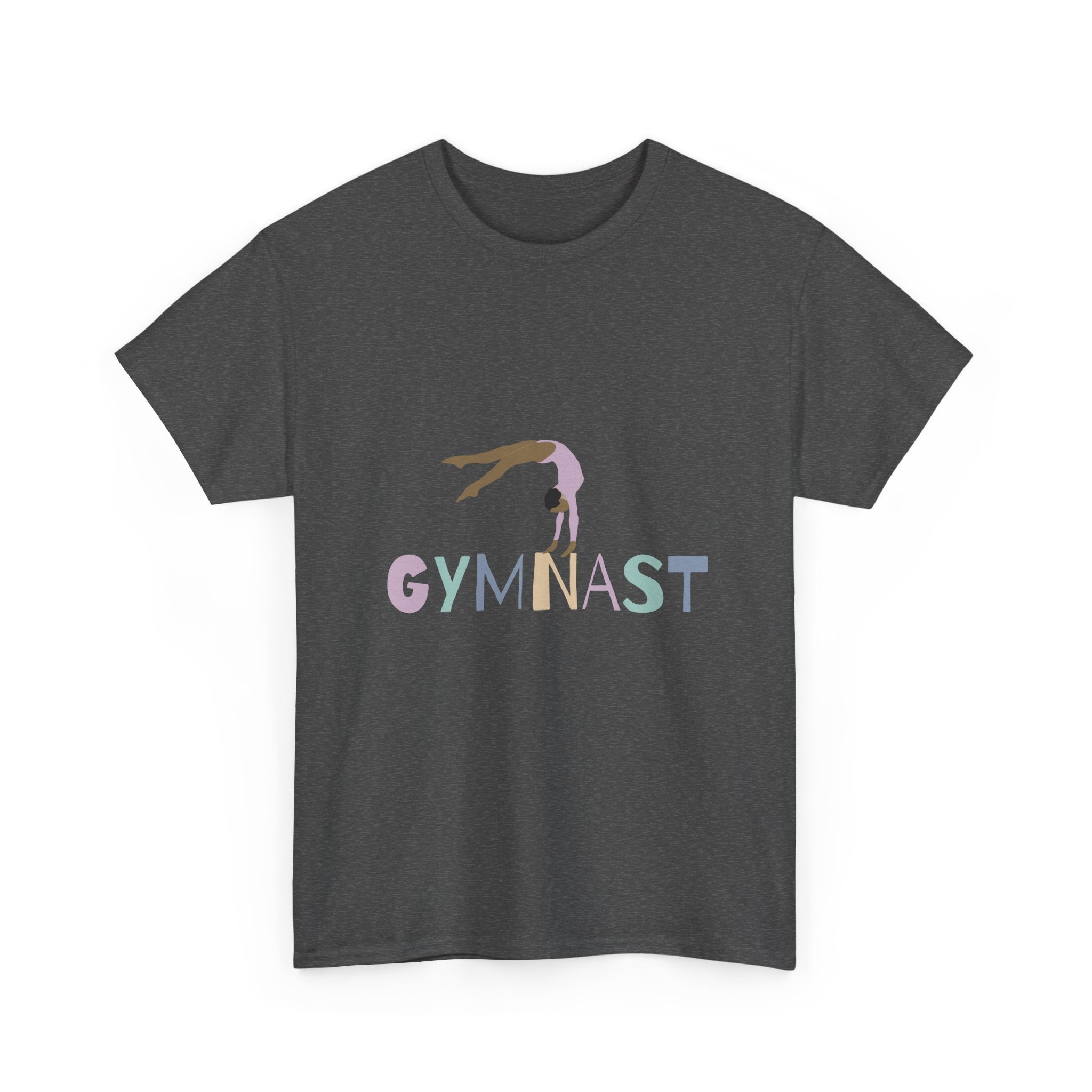 Gymnast Unisex Heavy Cotton Tee, Athletic Shirt, Sports Apparel, Gym Tee, Gifts for Gymnasts, Workout Clothing, Team Spirit Wear