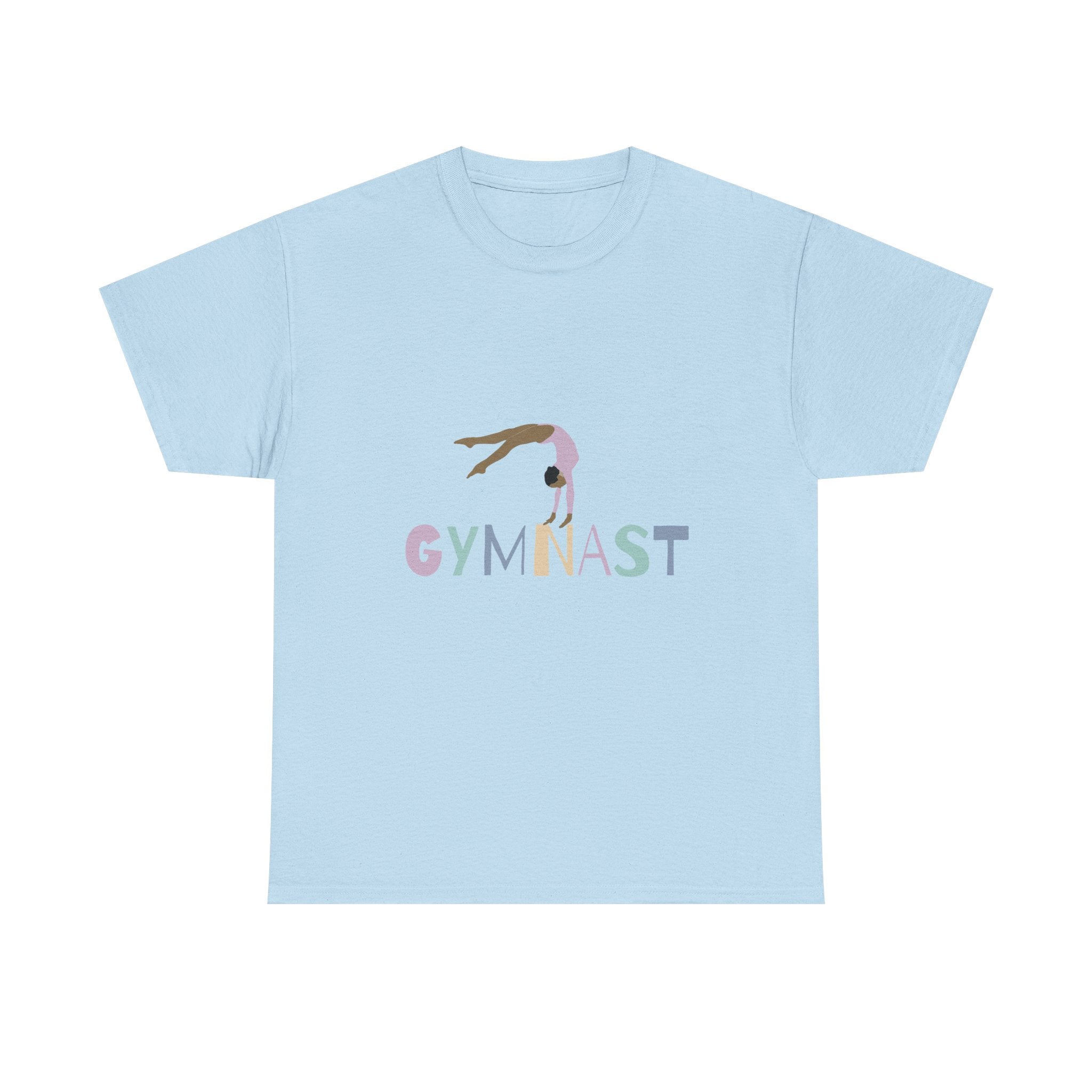 Gymnast Unisex Heavy Cotton Tee, Athletic Shirt, Sports Apparel, Gym Tee, Gifts for Gymnasts, Workout Clothing, Team Spirit Wear