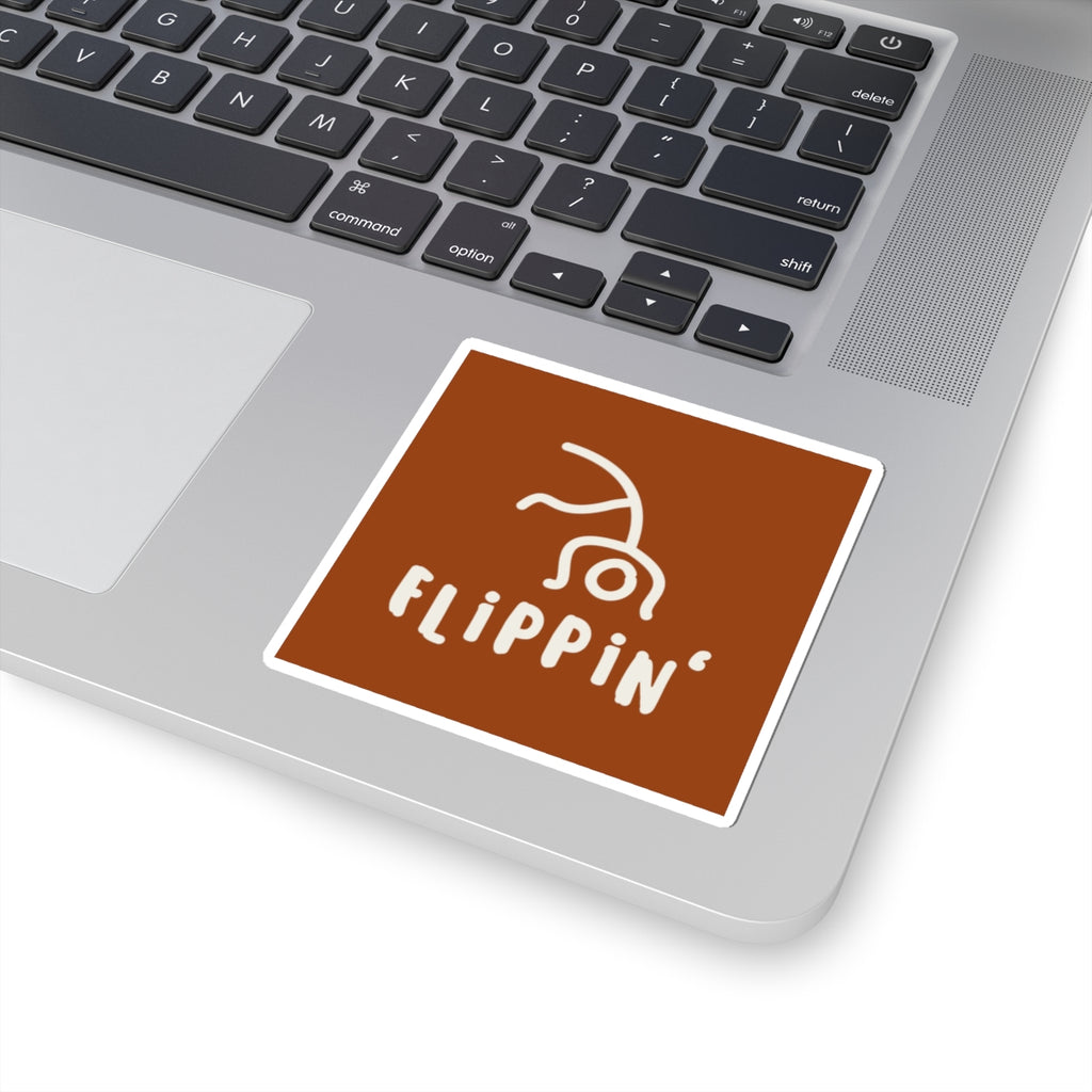 Flippin' Cartwheel Sticker - Red
