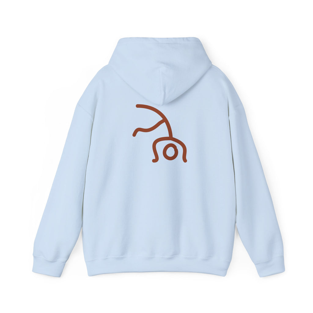 Flippin' Cartwheel - Red - Adult Hoodie