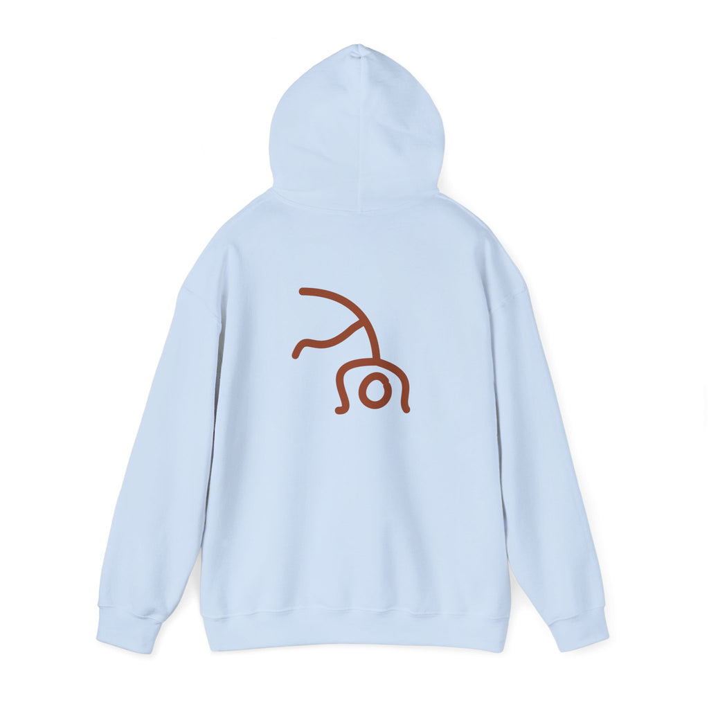 Flippin' Cartwheel - Red - Adult Hoodie