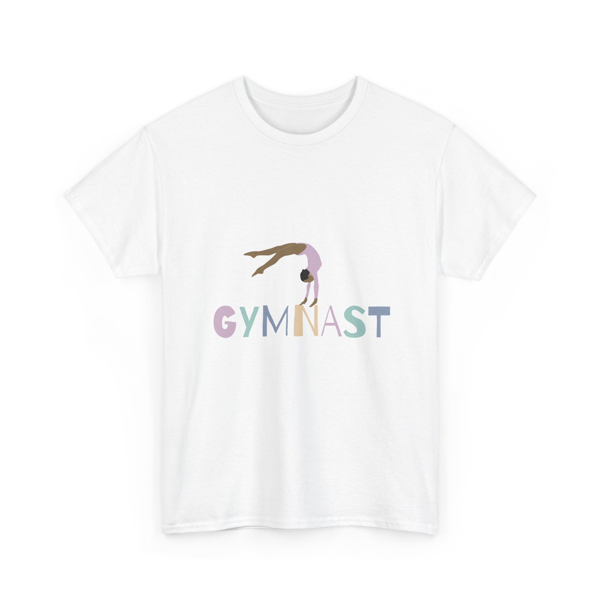 Gymnast Unisex Heavy Cotton Tee, Athletic Shirt, Sports Apparel, Gym Tee, Gifts for Gymnasts, Workout Clothing, Team Spirit Wear