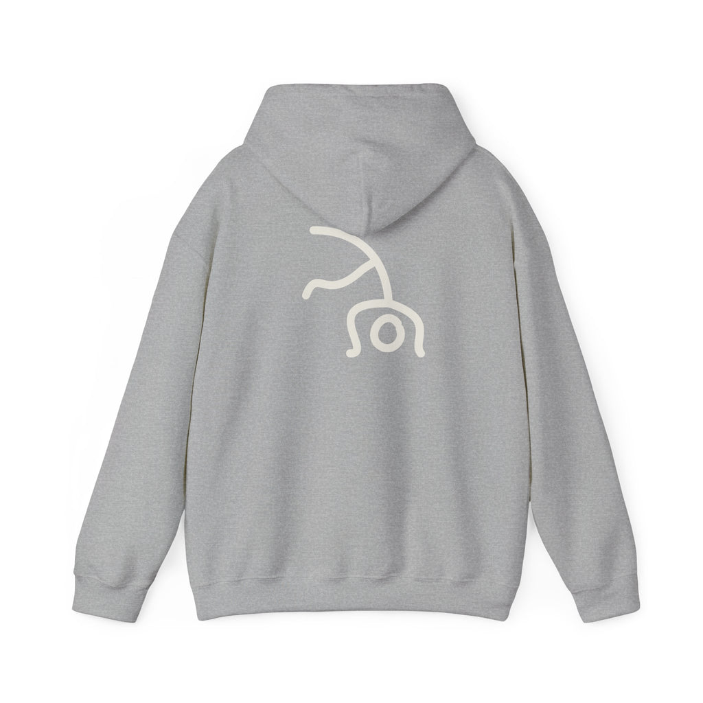 Flippin' Cartwheel - Beige - Adult Hoodie