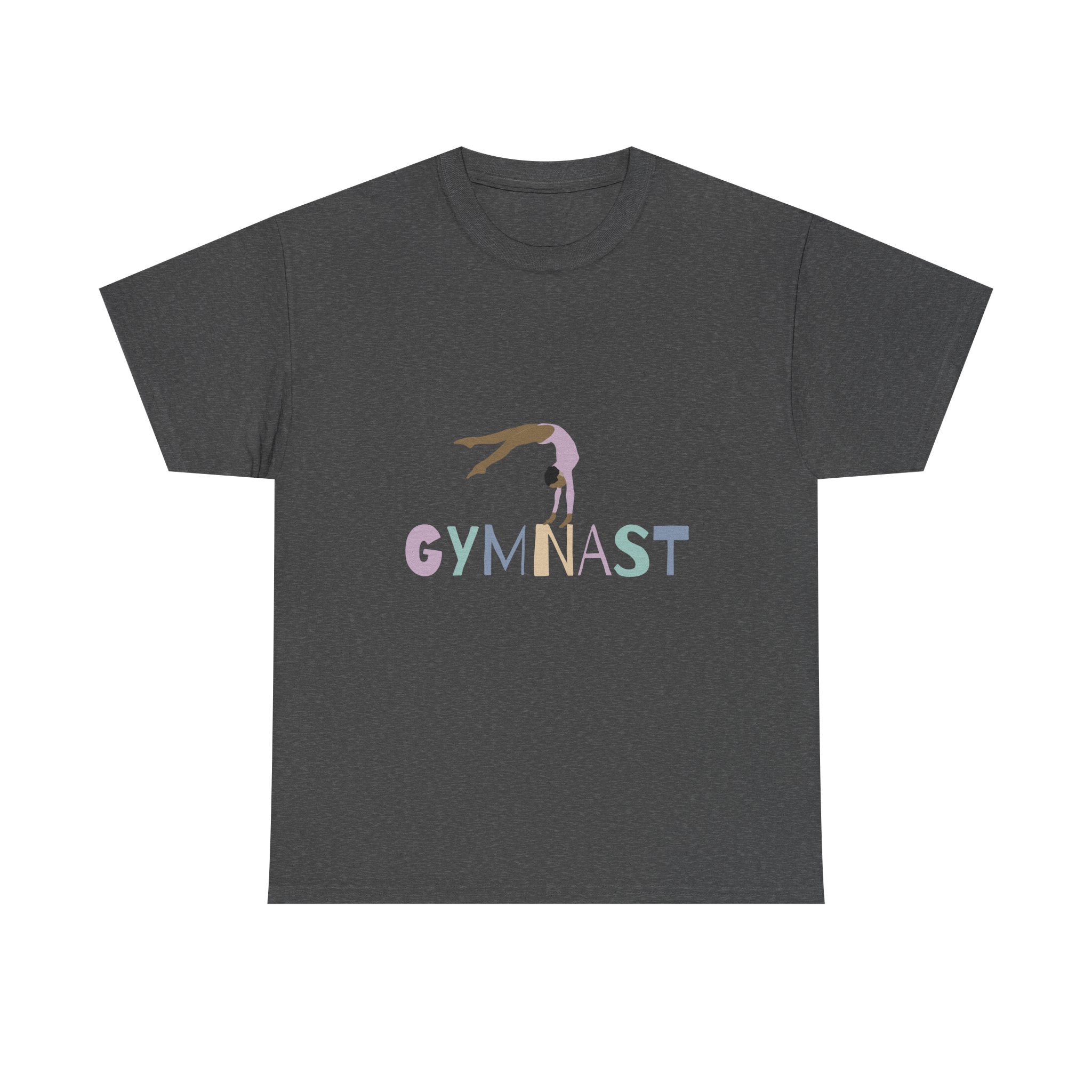 Gymnast Unisex Heavy Cotton Tee, Athletic Shirt, Sports Apparel, Gym Tee, Gifts for Gymnasts, Workout Clothing, Team Spirit Wear